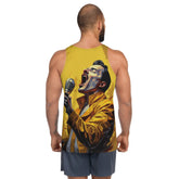 Unisex Music Apparel Tank Top Side View